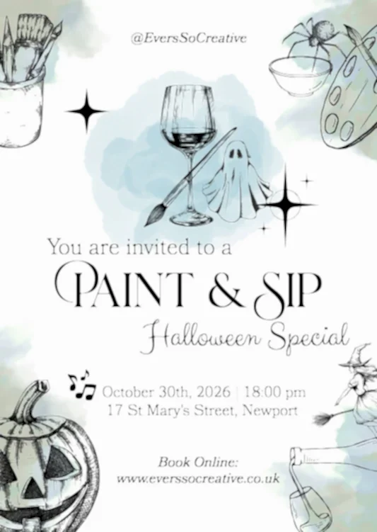 Paint and Sip Evening Halloween Special
